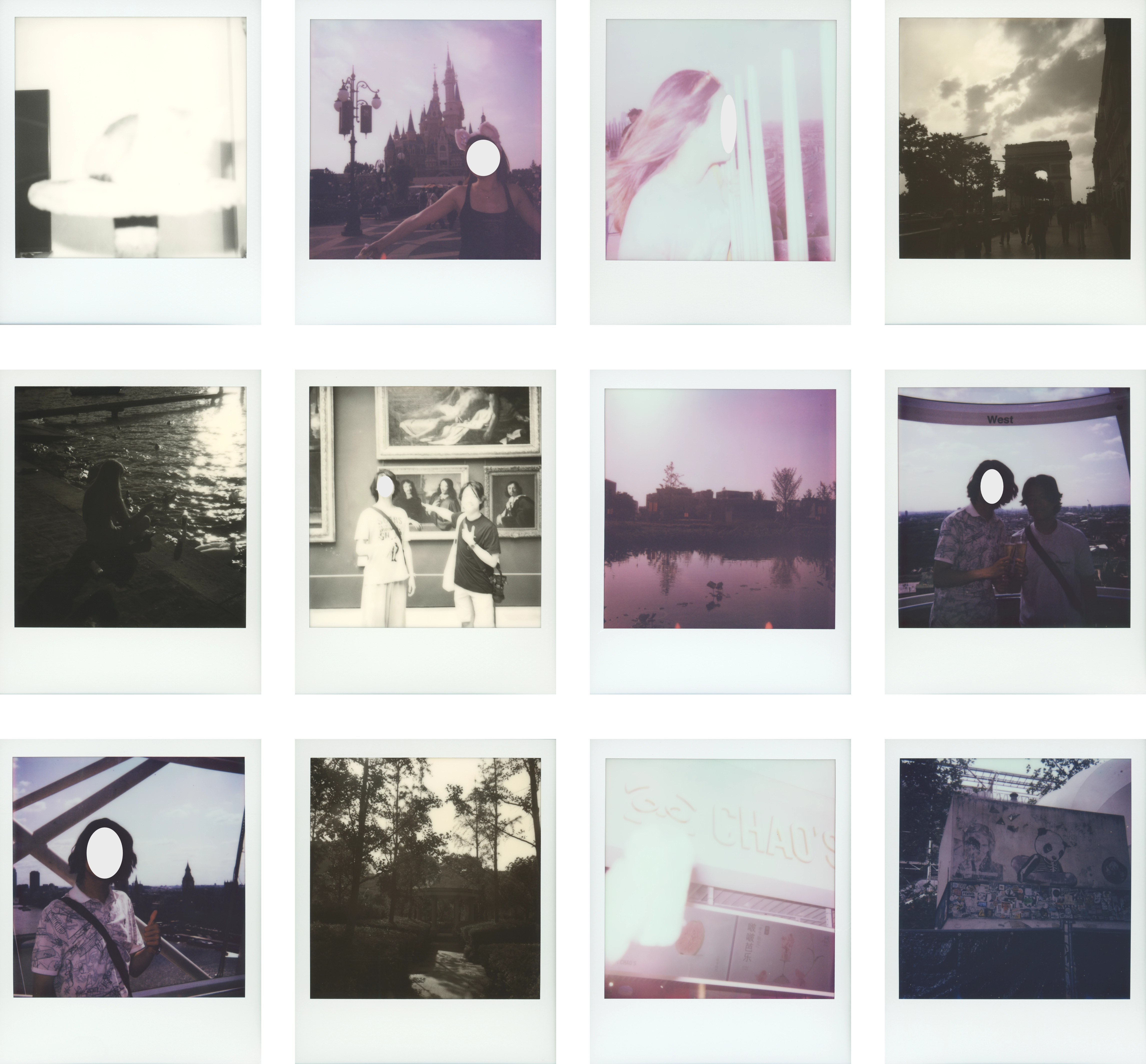 12 example images showing incorrect exposure from the Flip