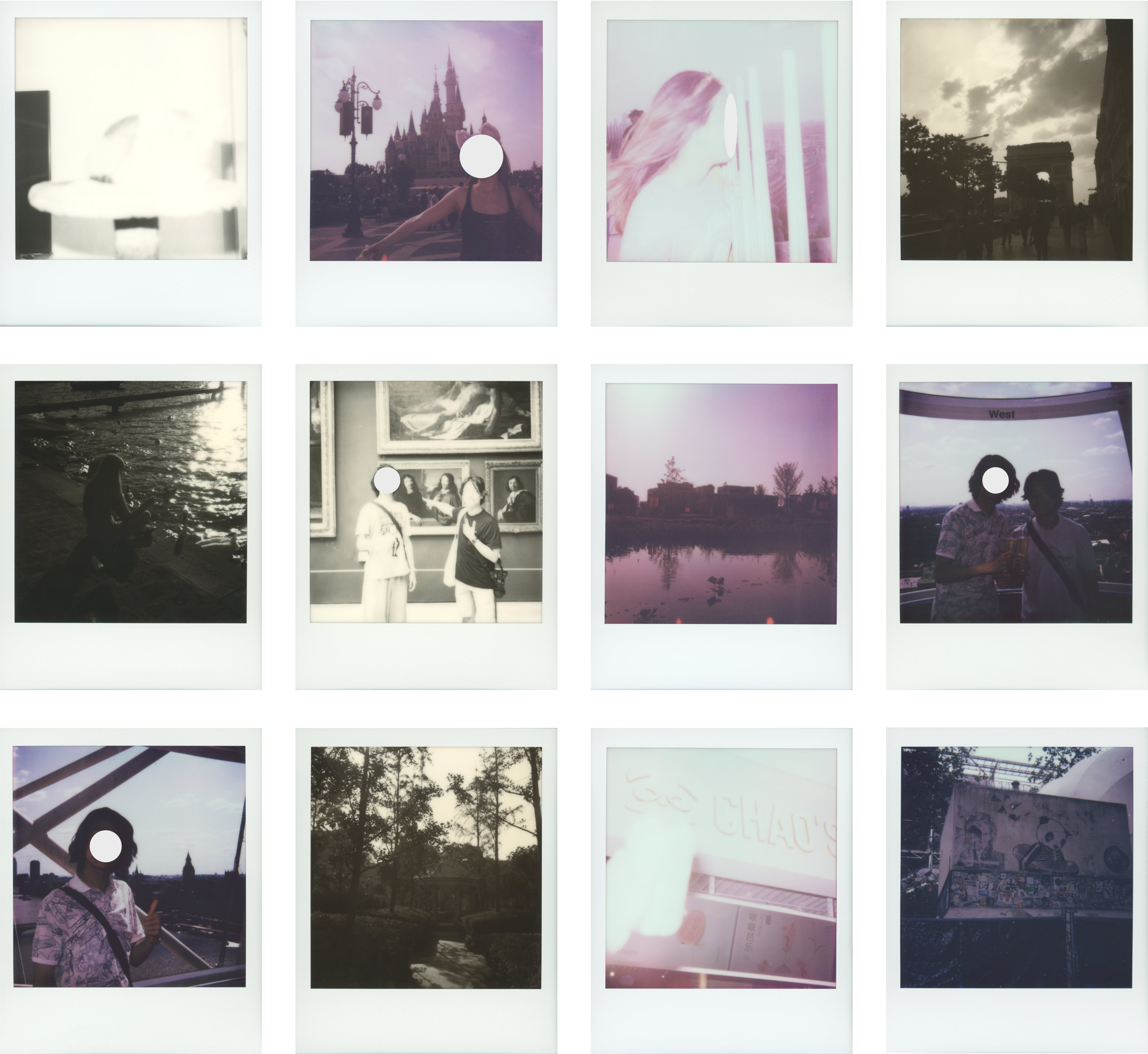 12 example images showing incorrect exposure from the Flip
